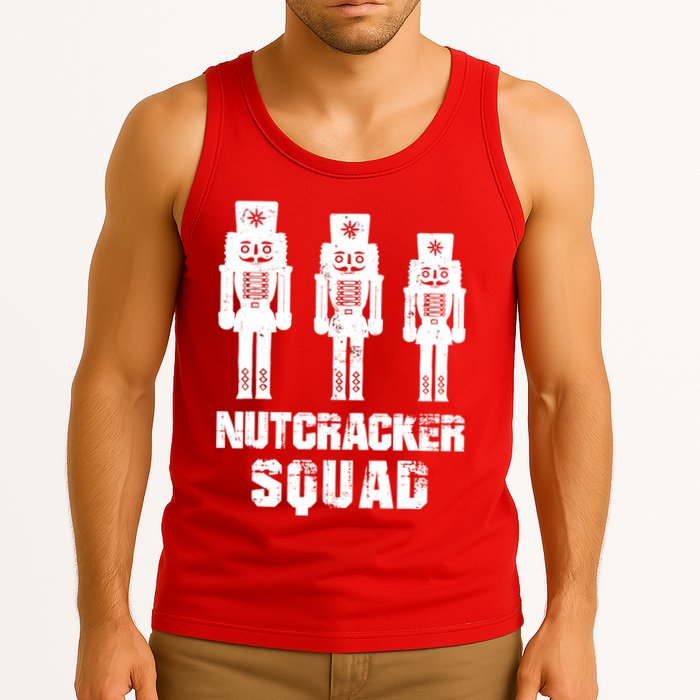 Nutcracker Squad Holiday Ballet Dance Matching Christmas Tank Top