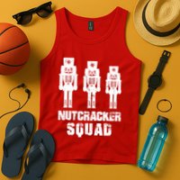 Nutcracker Squad Holiday Ballet Dance Matching Christmas Tank Top