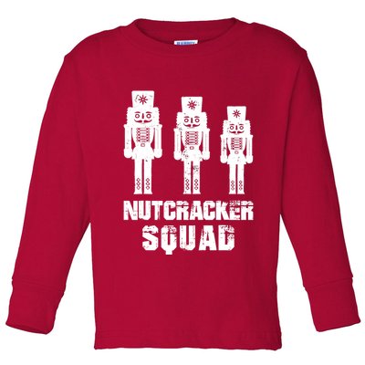 Nutcracker Squad Holiday Ballet Dance Matching Christmas Toddler Long Sleeve Shirt