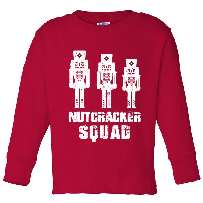 Nutcracker Squad Holiday Ballet Dance Matching Christmas Toddler Long Sleeve Shirt