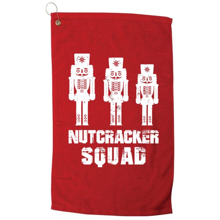 Nutcracker Squad Holiday Ballet Dance Matching Christmas Platinum Collection Golf Towel