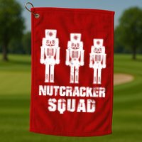 Nutcracker Squad Holiday Ballet Dance Matching Christmas Golf Towel