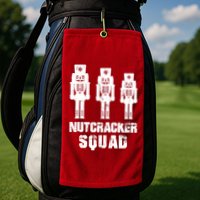Nutcracker Squad Holiday Ballet Dance Matching Christmas Golf Towel
