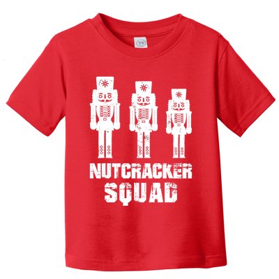 Nutcracker Squad Holiday Ballet Dance Matching Christmas Toddler T-Shirt