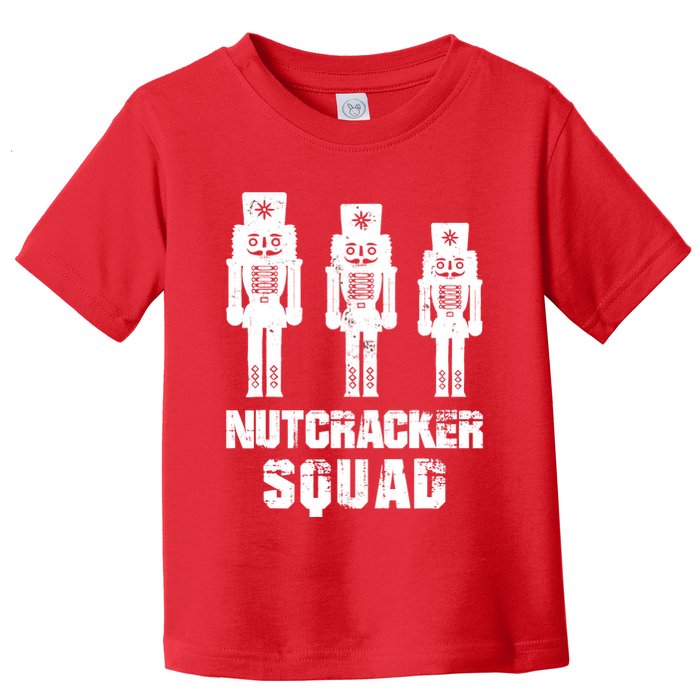 Nutcracker Squad Holiday Ballet Dance Matching Christmas Toddler T-Shirt