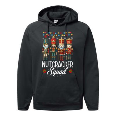 Nutcracker Squad Holiday Christmas Pajama Performance Fleece Hoodie