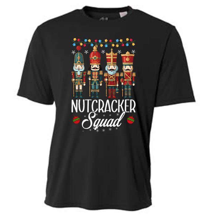 Nutcracker Squad Holiday Christmas Pajama Cooling Performance Crew T-Shirt