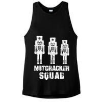 Nutcracker Squad Holiday Ballet Dance Matching Christmas Ladies PosiCharge Tri-Blend Wicking Tank