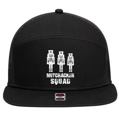 Nutcracker Squad Holiday Ballet Dance Matching Christmas 7 Panel Mesh Trucker Snapback Hat
