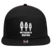 Nutcracker Squad Holiday Ballet Dance Matching Christmas 7 Panel Mesh Trucker Snapback Hat