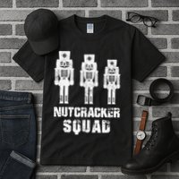 Nutcracker Squad Holiday Ballet Dance Matching Christmas Tall T-Shirt