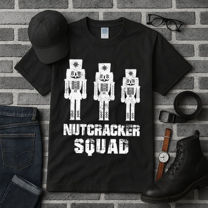 Nutcracker Squad Holiday Ballet Dance Matching Christmas Tall T-Shirt