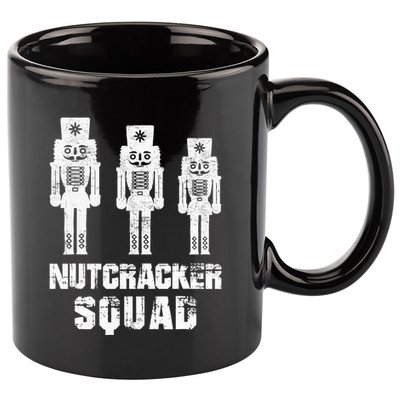 Nutcracker Squad Holiday Ballet Dance Matching Christmas 11oz C Handle Ceramic Mug