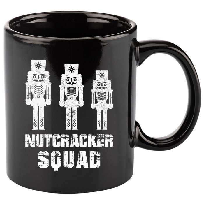 Nutcracker Squad Holiday Ballet Dance Matching Christmas 11oz C Handle Ceramic Mug
