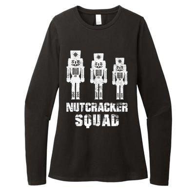 Nutcracker Squad Holiday Ballet Dance Matching Christmas Womens CVC Long Sleeve Shirt