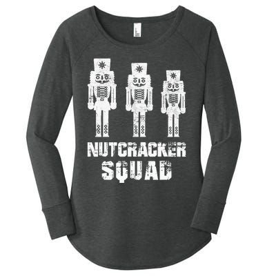 Nutcracker Squad Holiday Ballet Dance Matching Christmas Women's Perfect Tri Tunic Long Sleeve Shirt