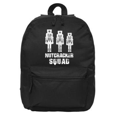 Nutcracker Squad Holiday Ballet Dance Matching Christmas 16 in Basic Backpack