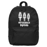 Nutcracker Squad Holiday Ballet Dance Matching Christmas 16 in Basic Backpack