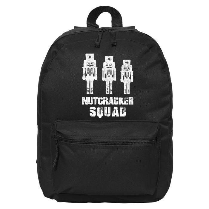 Nutcracker Squad Holiday Ballet Dance Matching Christmas 16 in Basic Backpack