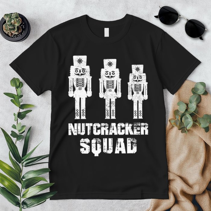 Nutcracker Squad Holiday Ballet Dance Matching Christmas Premium T-Shirt