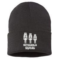 Nutcracker Squad Holiday Ballet Dance Matching Christmas Sustainable Knit Beanie