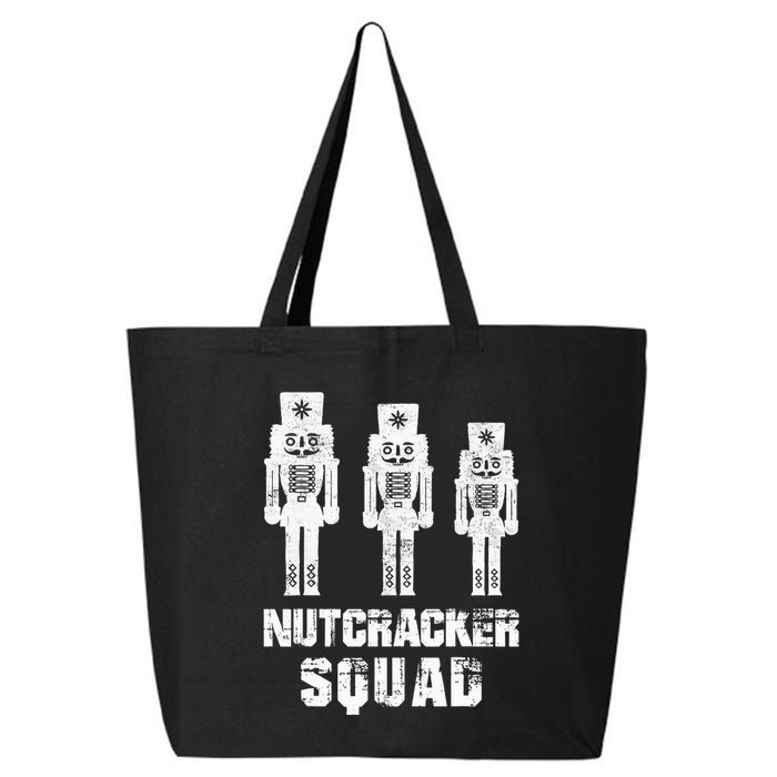 Nutcracker Squad Holiday Ballet Dance Matching Christmas 25L Jumbo Tote