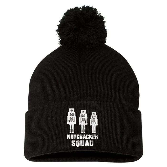 Nutcracker Squad Holiday Ballet Dance Matching Christmas Pom Pom 12in Knit Beanie