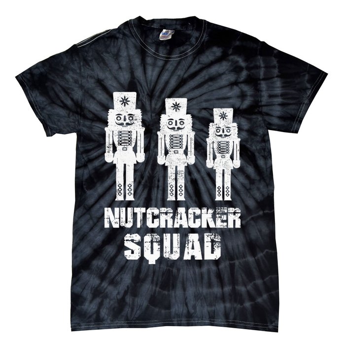 Nutcracker Squad Holiday Ballet Dance Matching Christmas Tie-Dye T-Shirt