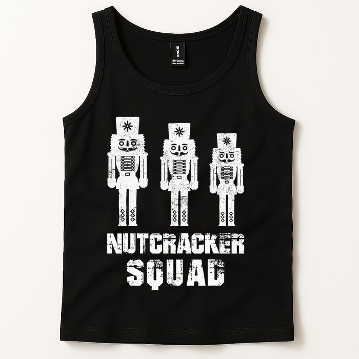 Nutcracker Squad Holiday Ballet Dance Matching Christmas Tank Top