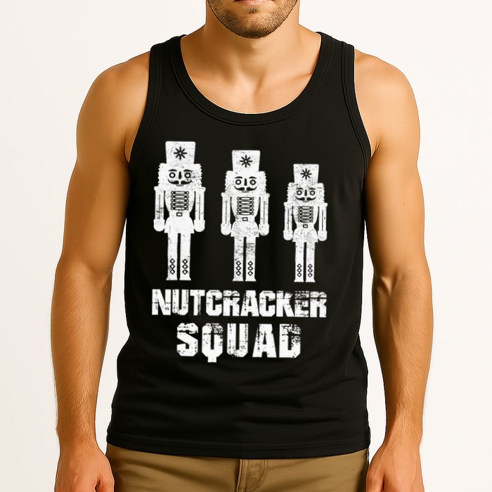 Nutcracker Squad Holiday Ballet Dance Matching Christmas Tank Top