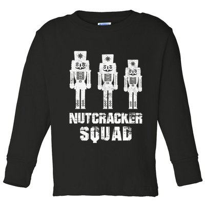 Nutcracker Squad Holiday Ballet Dance Matching Christmas Toddler Long Sleeve Shirt