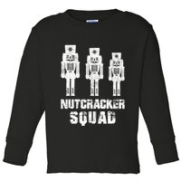 Nutcracker Squad Holiday Ballet Dance Matching Christmas Toddler Long Sleeve Shirt