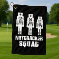 Nutcracker Squad Holiday Ballet Dance Matching Christmas Golf Towel