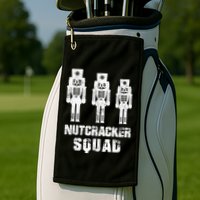 Nutcracker Squad Holiday Ballet Dance Matching Christmas Golf Towel