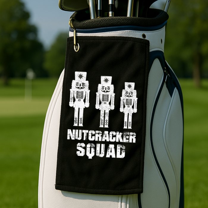 Nutcracker Squad Holiday Ballet Dance Matching Christmas Golf Towel