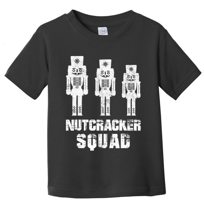 Nutcracker Squad Holiday Ballet Dance Matching Christmas Toddler T-Shirt