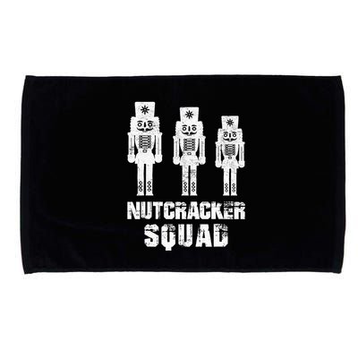 Nutcracker Squad Holiday Ballet Dance Matching Christmas Microfiber Hand Towel
