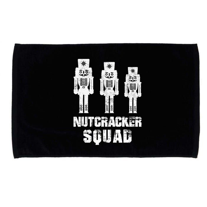 Nutcracker Squad Holiday Ballet Dance Matching Christmas Microfiber Hand Towel