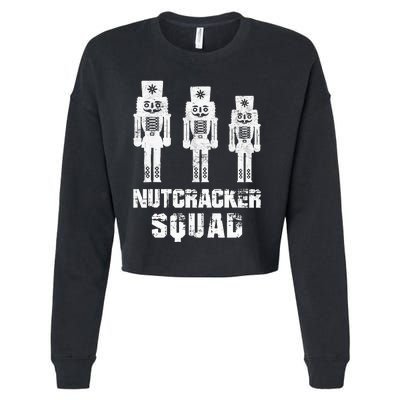 Nutcracker Squad Holiday Ballet Dance Matching Christmas Cropped Pullover Crew