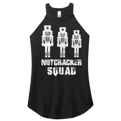 Nutcracker Squad Holiday Ballet Dance Matching Christmas Women's Perfect Tri Rocker Tank