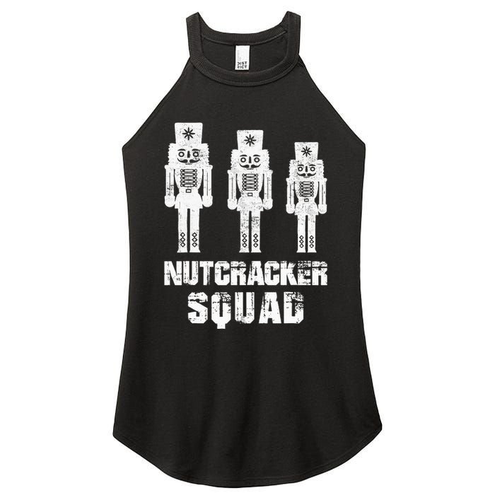Nutcracker Squad Holiday Ballet Dance Matching Christmas Women's Perfect Tri Rocker Tank