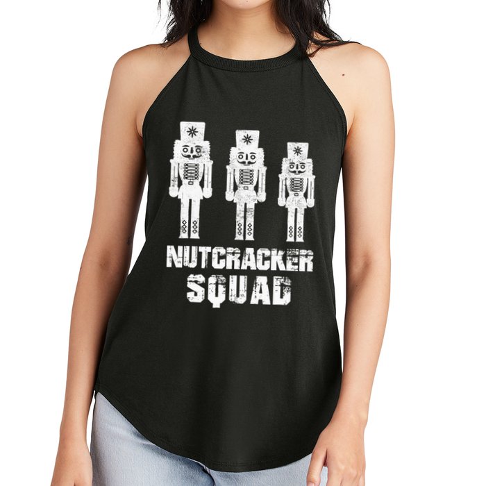 Nutcracker Squad Holiday Ballet Dance Matching Christmas Women's Perfect Tri Rocker Tank