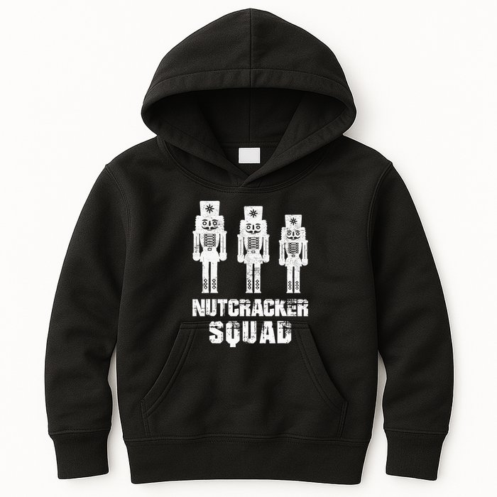 Nutcracker Squad Holiday Ballet Dance Matching Christmas Kids Hoodie