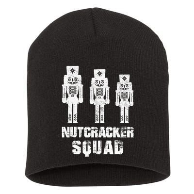 Nutcracker Squad Holiday Ballet Dance Matching Christmas Short Acrylic Beanie