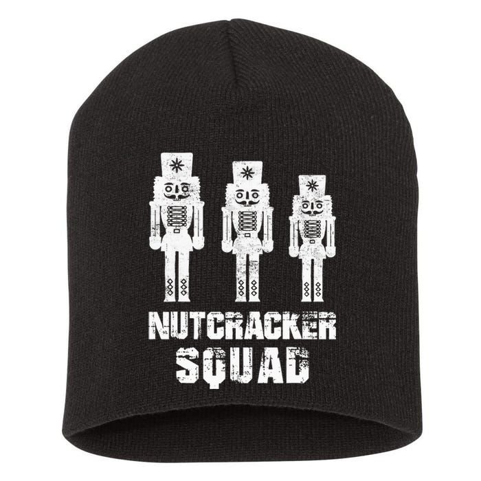 Nutcracker Squad Holiday Ballet Dance Matching Christmas Short Acrylic Beanie