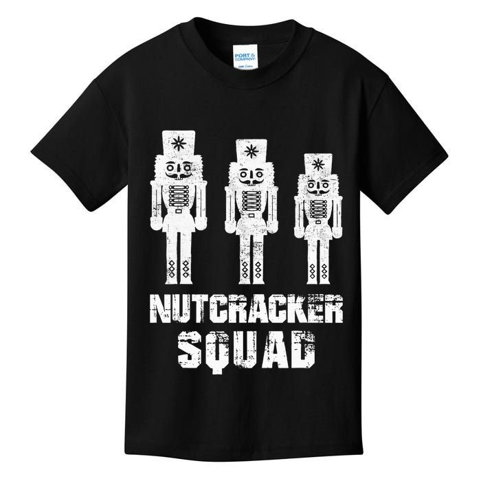 Nutcracker Squad Holiday Ballet Dance Matching Christmas Kids T-Shirt