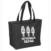 Nutcracker Squad Holiday Ballet Dance Matching Christmas Zip Tote Bag