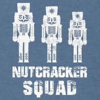 Nutcracker Squad Holiday Ballet Dance Matching Christmas Garment-Dyed Sweatshirt
