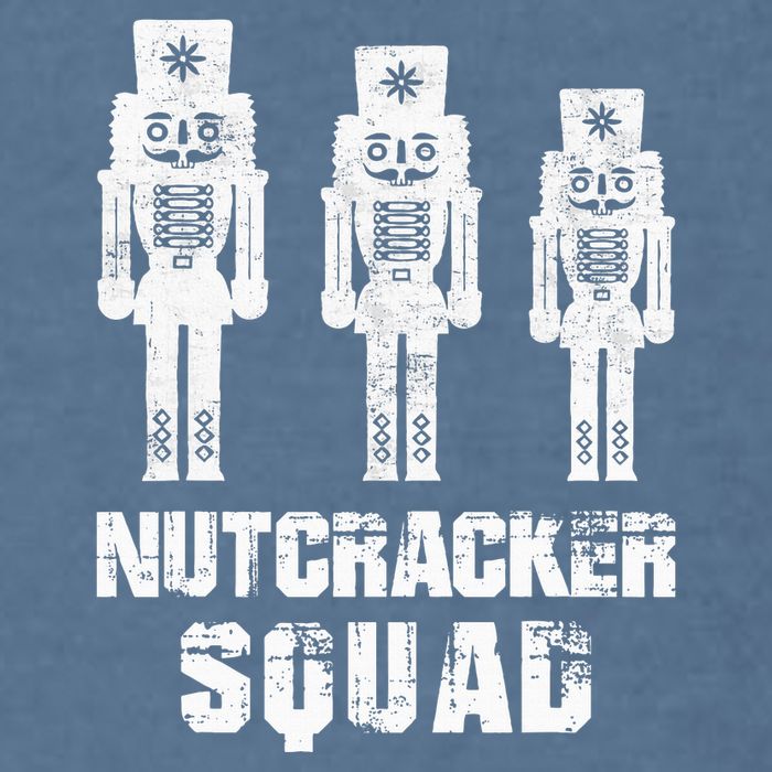 Nutcracker Squad Holiday Ballet Dance Matching Christmas Garment-Dyed Sweatshirt