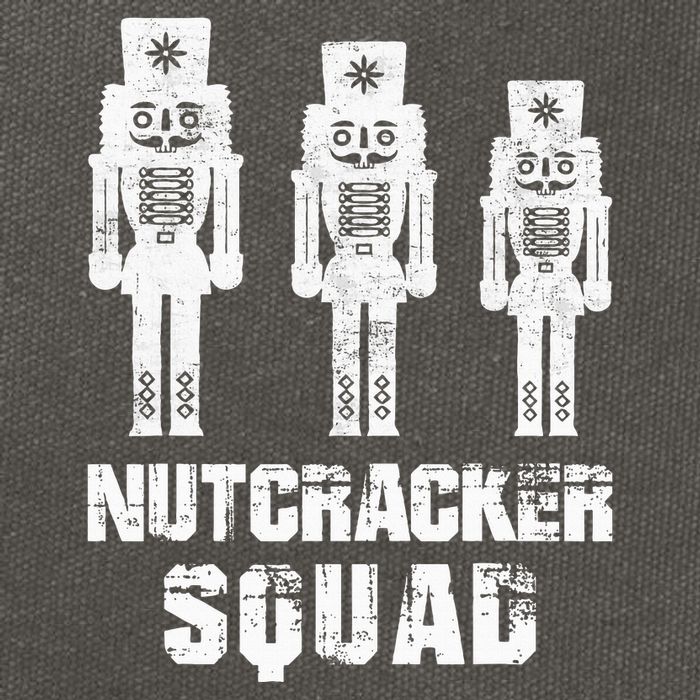Nutcracker Squad Holiday Ballet Dance Matching Christmas Cotton Canvas Backpack